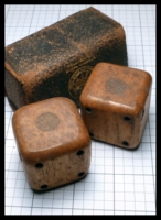 Dice : Dice - 6D - Bemis Spoke Wooden Dice - KC Trade Aug 2015